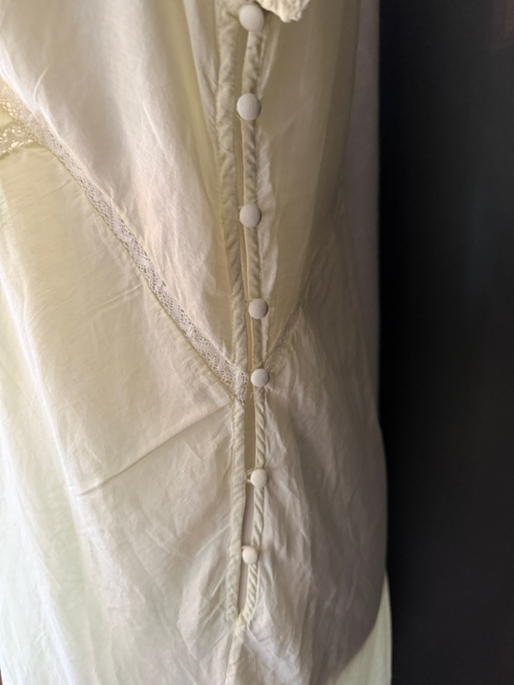 Free People Intimately pastel yellow Sleeveless V-Neck lace slip silk Dress - Picture 5 of 15